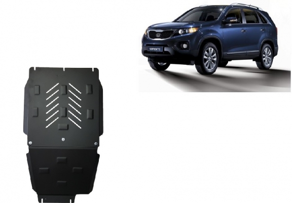 Protetor de aço para caixa de velocidades e diferencial Kia Sorento