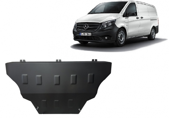 Protetor de Carter de aço Mercedes Vito W447, 4x2, 1.6 D