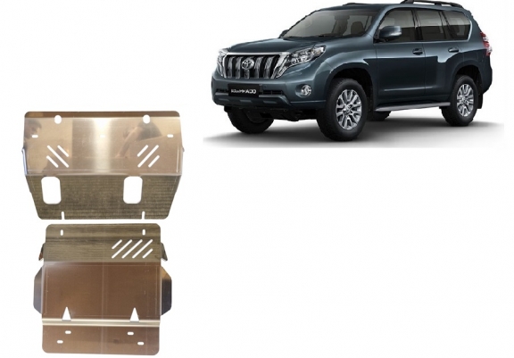 Protetor de Carter de alumínio Toyota Land Cruiser 150