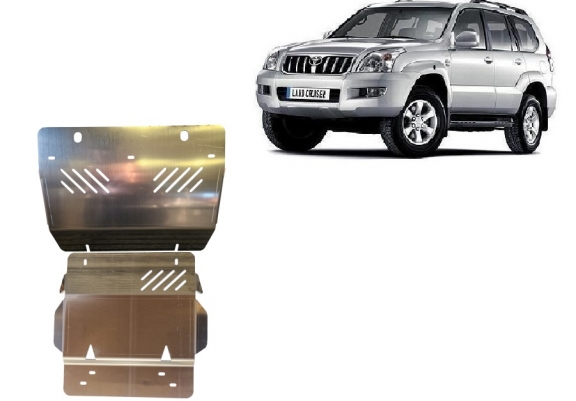 Protetor de Carter de alumínio Toyota Land Cruiser J120