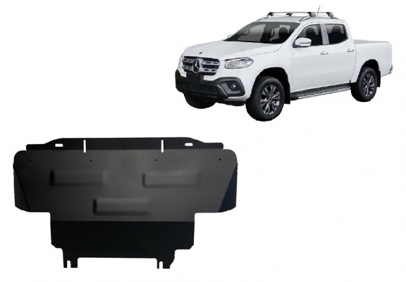 Protetor de aço para radiador Mercedes X-Class W470