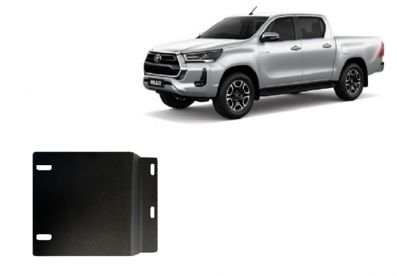 Protetor de aço para sensores DPF Toyota Hilux