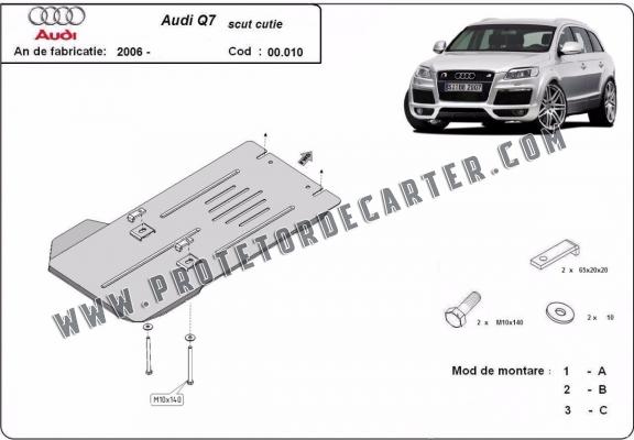  Protetor de caixa de velocidades de aço  Audi Q7