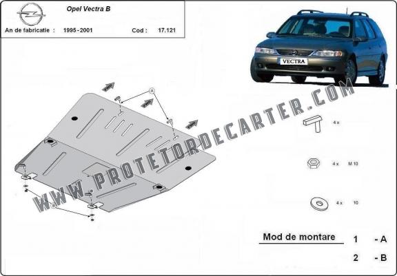Protetor de Carter de aço Opel Vectra B
