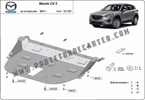 Protetor de Carter de aço Mazda CX5