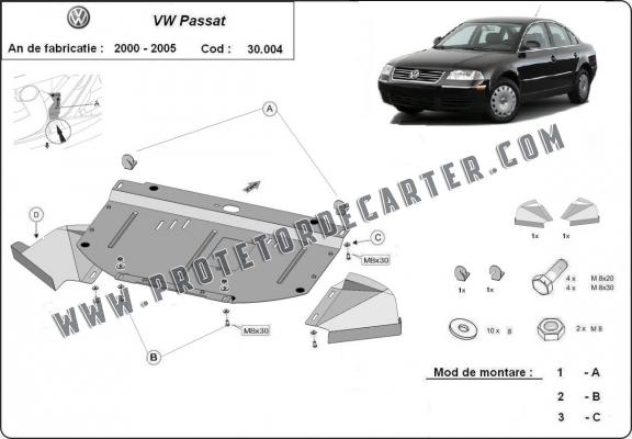 Protetor de Carter de aço VW Passat B5.5