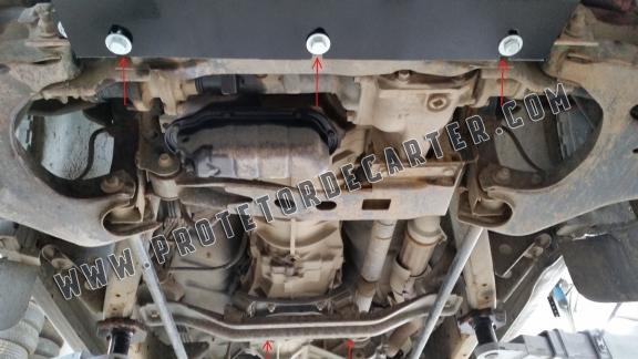  Protetor de caixa de velocidades de aço  Nissan Navara D22