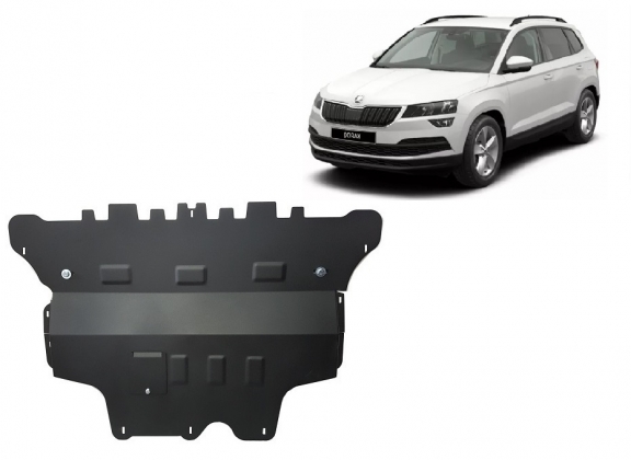 Protetor de Carter de aço Skoda Karoq - manual gearbox