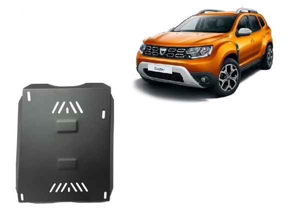 Protetor de aço para o tanque de combustível Dacia Duster