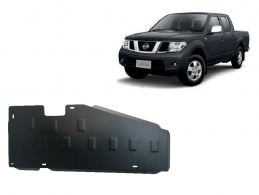 Protetor de aço para o tanque de combustível Nissan Navara D40
