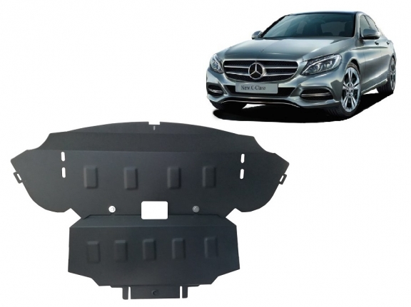 Protetor de Carter de aço Mercedes C-Class W205