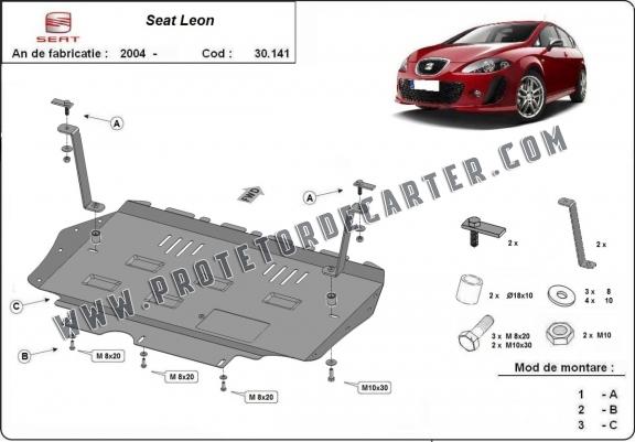 Protetor de Carter de aço Seat Leon Mk2
