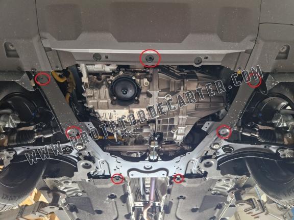 Protetor de Carter de alumínio Dacia Duster - 4x2 +4x4