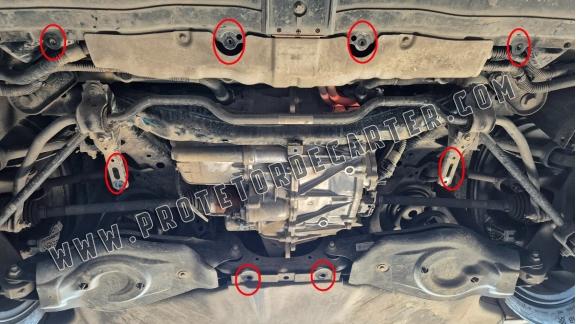 Protetor traseiro do motor para Tesla Model 3 AWD
