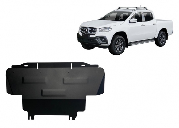 Protetor de aço para radiador Mercedes X-Class W470