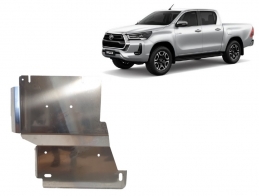 Protetor diferencial de alumínio Toyota Hilux Invincible