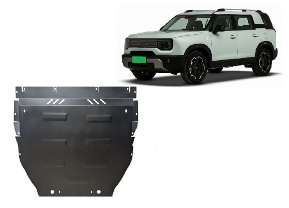 Protetor de Carter de aço Baic Beijing BJ30