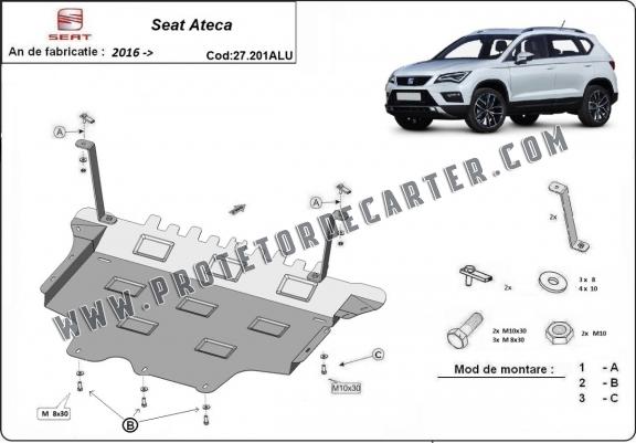 Protetor de Carter de alumínio Seat Ateca