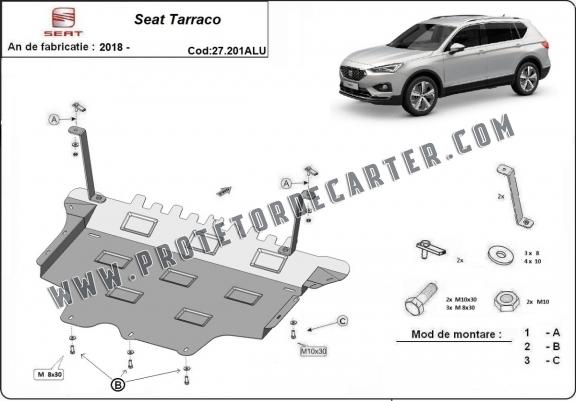 Protetor de Carter de alumínio Seat Tarraco
