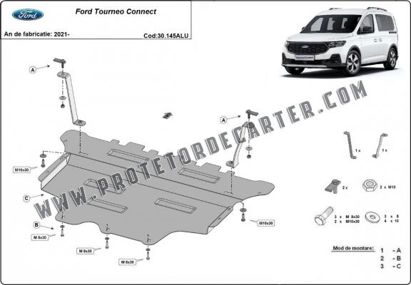 Protetor de Carter de alumínio Ford Tourneo Connect