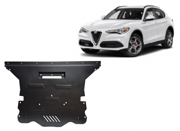 Protetor de Carter de aço Alfa Romeo Stelvio