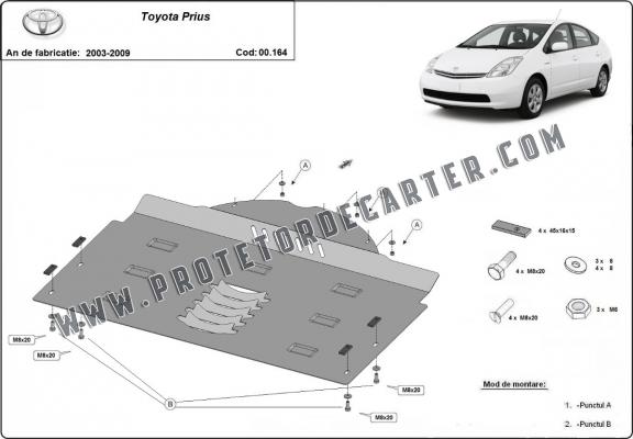 Protetor de conversor catalítico/cat lock Toyota Prius