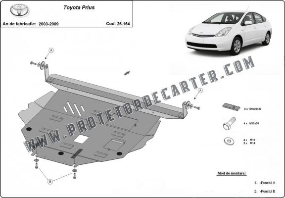 Protetor de Carter de aço Toyota Prius