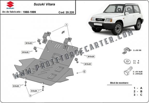 Protetor de Carter de aço Suzuki Vitara