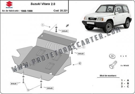 Protetor de Carter de aço Suzuki Vitara 2.0