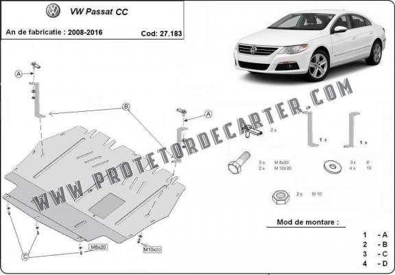 Protetor de Carter de aço VW Passat CC