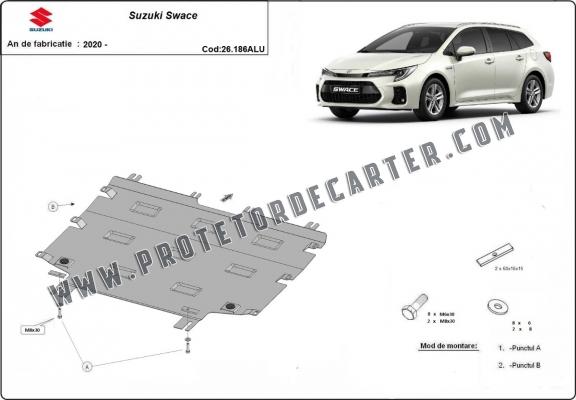 Protetor de Carter de alumínio Suzuki Swace