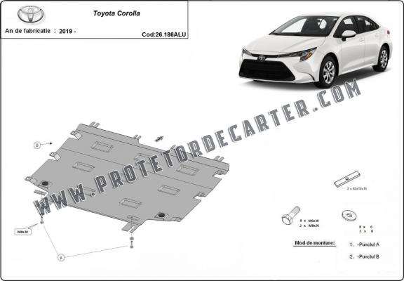 Protetor de Carter de alumínio Toyota Corolla