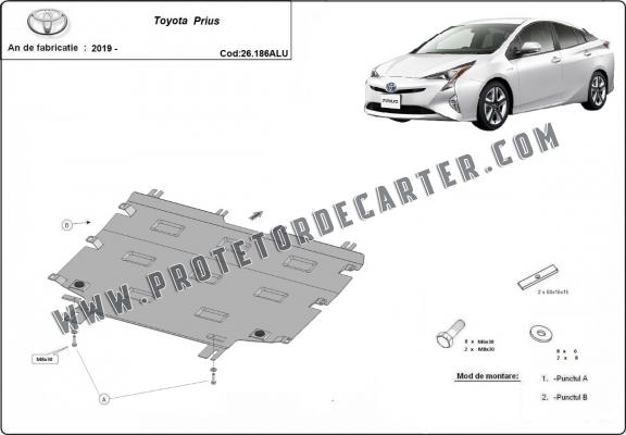 Protetor de Carter de alumínio Toyota Prius