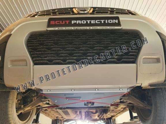 Protetor de aço para o pára-choque dianteiro Dacia Duster