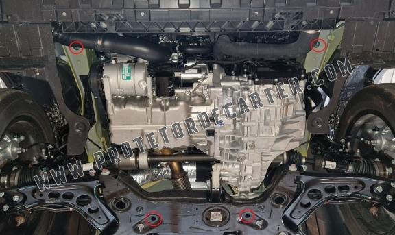 Protetor de Carter de alumínio BAIC Beijing X55