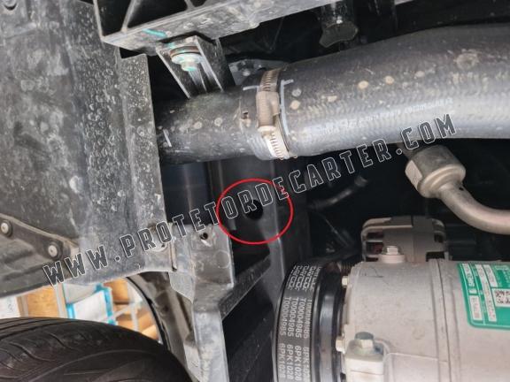 Protetor de Carter de alumínio BAIC Beijing X75