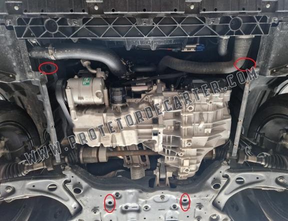 Protetor de Carter de alumínio BAIC Beijing X75