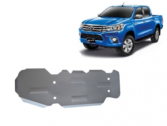 Protetor para o tanque de combustível de alumínio Toyota Hilux Revo