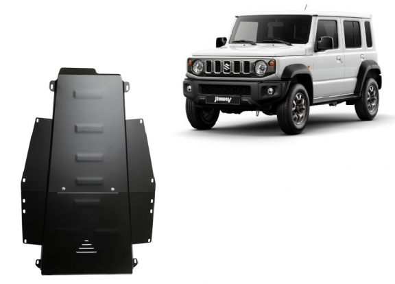  Protetor de  caso de transferência de aço   Suzuki Jimny - modelo de 5 portas