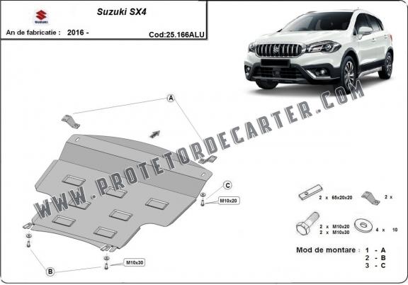 Protetor de Carter de alumínio Suzuki SX4 