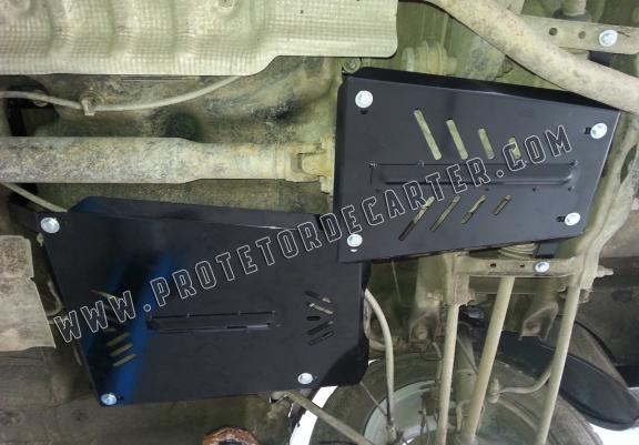 Protetor de aço para o tanque de combustível Dacia Duster