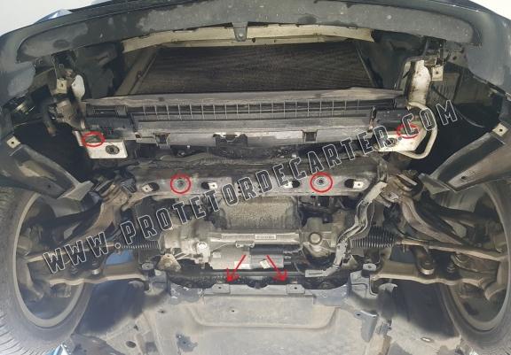 Protetor de Carter de aço Mercedes C-Class W205