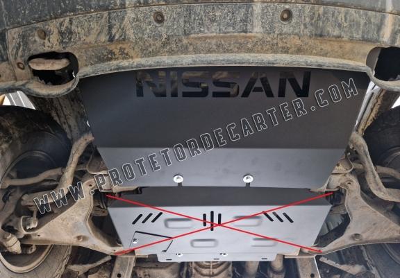 Protetor de aço para radiador Nissan Navara D40