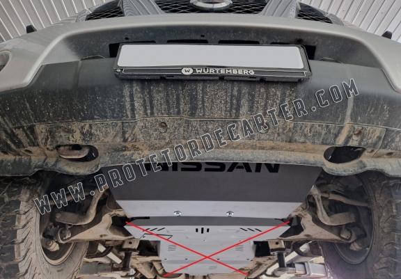 Protetor de aço para radiador Nissan Navara D40
