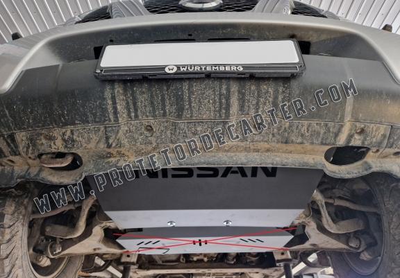 Protetor de aço para radiador Nissan Navara D40