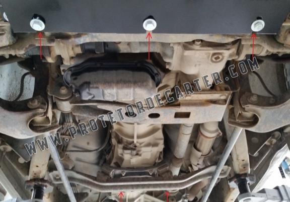  Protetor de caixa de velocidades de aço  Nissan Navara D22