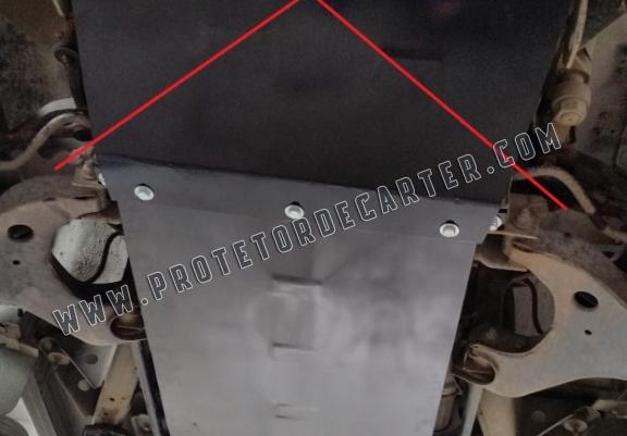  Protetor de caixa de velocidades de aço  Nissan Navara D22