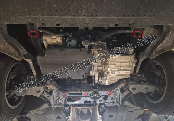 Protetor de Carter de aço Skoda Superb - manual gearbox