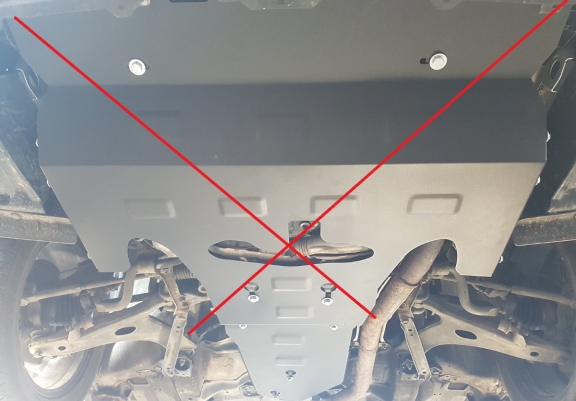  Protetor de caixa de velocidades manual de aço  Subaru Legacy