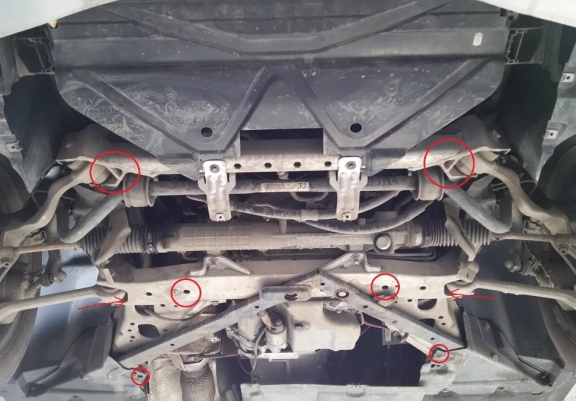 Protetor de Carter de aço BMW Seria 3 E90/91/92